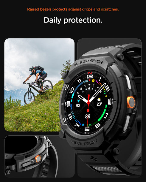 Spigen Galaxy Watch 8 Classic (46mm) Rugged Armor Pro Case + Band